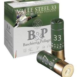 Cartouches Valle Steel 33 magnum B&P cal 12/76 N&deg;3