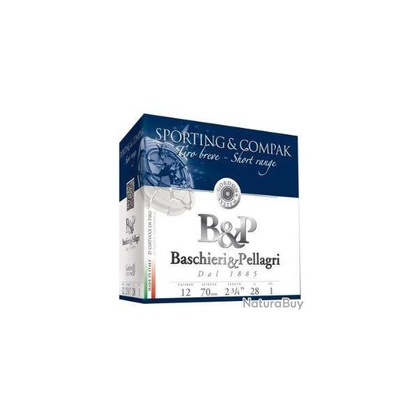 Cartouches B&amp;P Sorting Short Range 12/70 28G N9