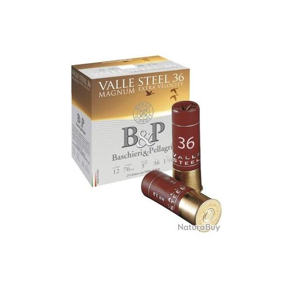 Cartouches Valle Steel 36 B&amp;P calibre 12/76 N�5