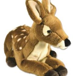 Peluche Faon couch&eacute; 26 cm
