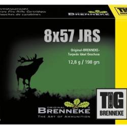 Cartouches Brenneke Tig 8X57 JRS 198 Grains