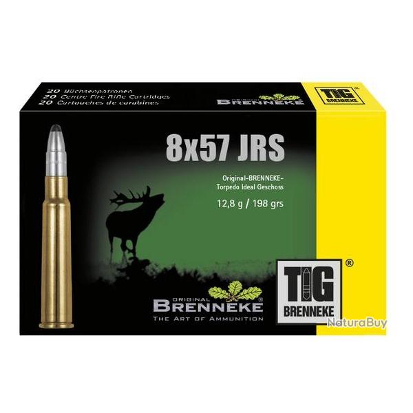 Cartouches Brenneke Tig 8X57 JRS 198 Grains