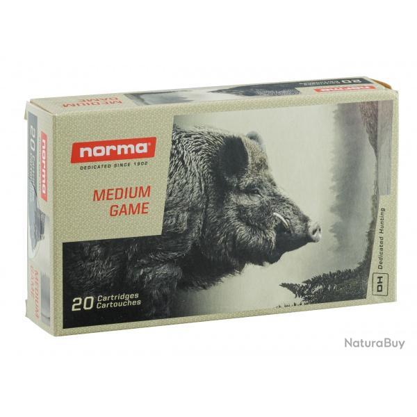 Cartouches Norma alaska calibre 8x57 JRS 196grs 12,7g