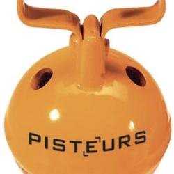 Grelot en laiton orange &Oslash; 37mm passant de 27mm