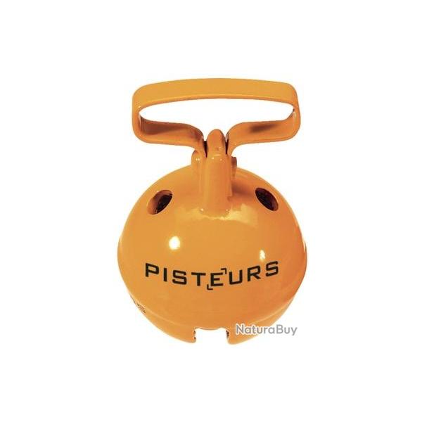 Grelot en laiton orange � 37mm passant de 27mm