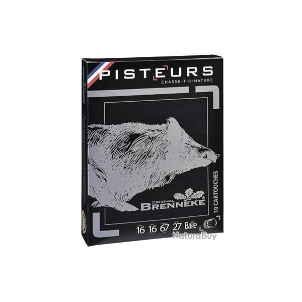 Cartouches Pisteurs Brenneke calibre 16/67 mm 27g
