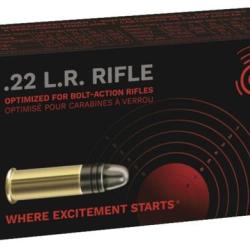 Cartouches Geco Rifle calibre 22 lr 40gr 2.6 g