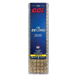 Cartouches CCI CB LONG cal 22 lr