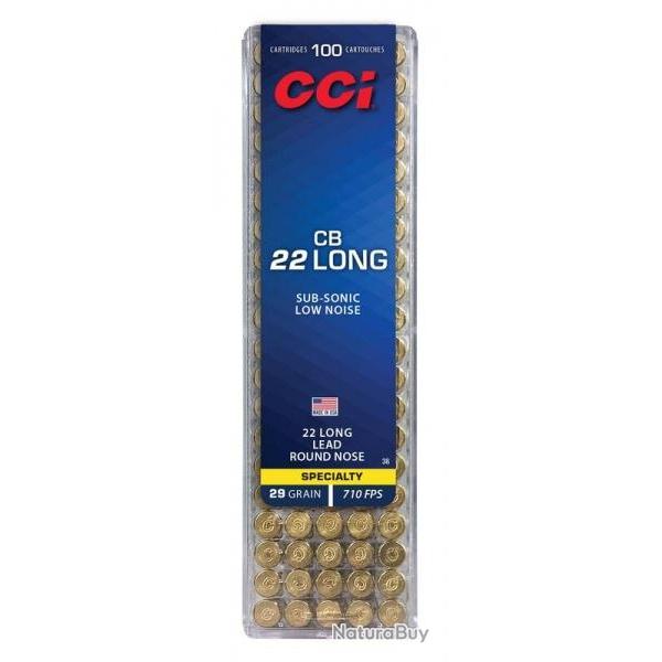 Cartouches CCI CB LONG cal 22 lr