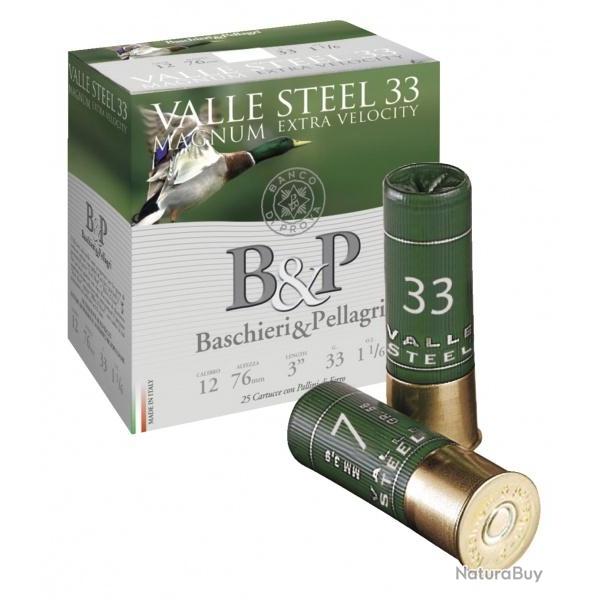 Cartouches B&amp;P Valle Steel 33 calibre 12/76 N�5