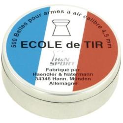 Plomb &agrave; jupe H&N Ecole de tir t&ecirc;te plate 4.5mm boite de 500