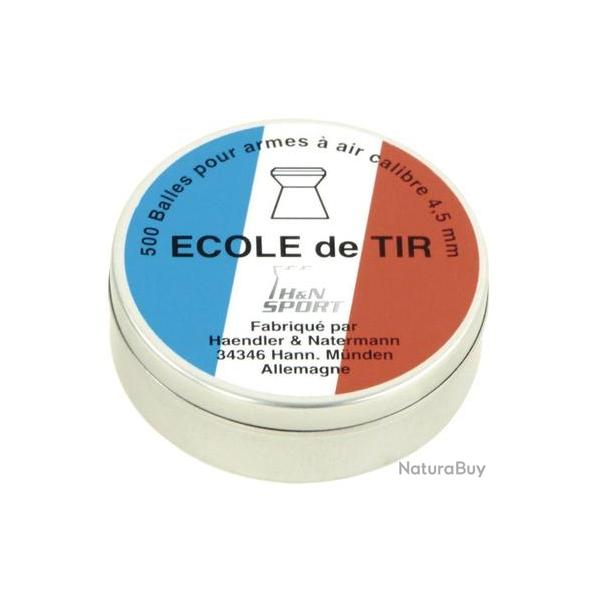Plomb � jupe H&amp;N Ecole de tir t�te plate 4.5mm boite de 500