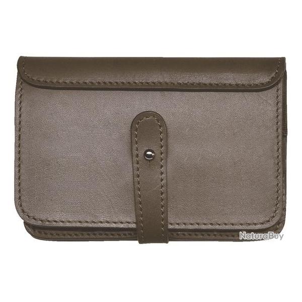 Cartouchiere cuir Pisteurs grand chasse 9 cartouches