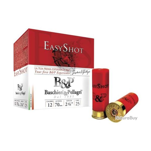 Cartouches B&amp;P easy shot calibre 12/70 28g plomb de 7,5
