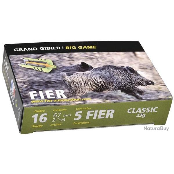 Cartouches Balle Fier 23 Classic calibre 16/67 23g