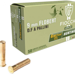 Cartouches Fiocchi calibre 9mm Flobert plomb de 7,5