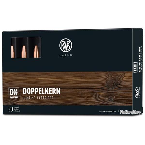 Cartouches RWS DK calibre 9.3X62 225 gr 14.6 g