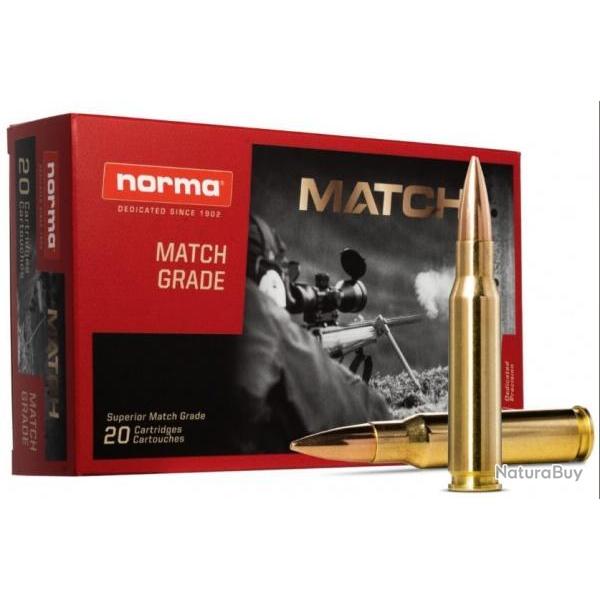 Cartouche NORMA golden target cal 308 175grs 11.3 g