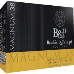 Cartouches B&P MAGNUM 38 cal 20/76  N&deg;3