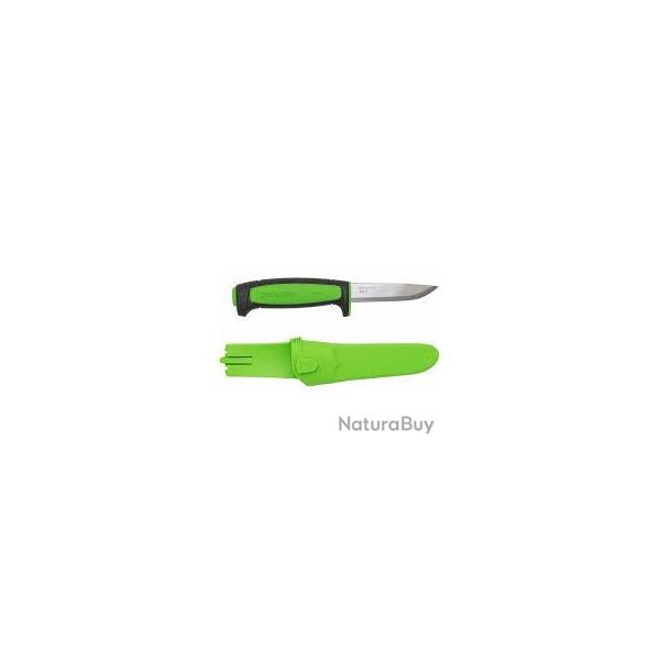 Couteau MORAKNIV vert fluo