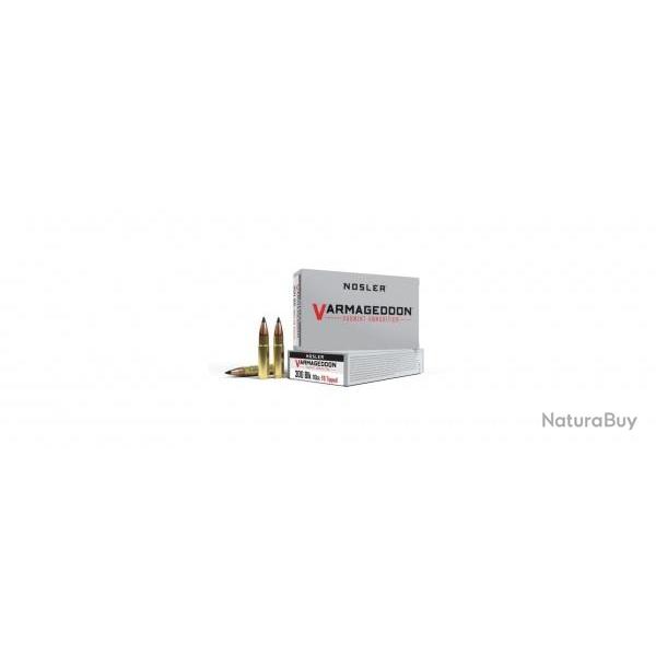 Cartouches VARMAGEDDON NOSLER cal 300 BLK 110 gr FBT boite de 20