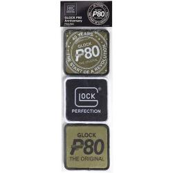 Patch GLOCK lot de 3 P80 anniversaire