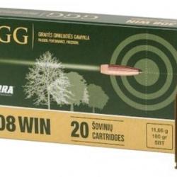 Cartouches GGG cal 308 win 180 gr 11.66g  SBT