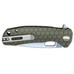 Couteau Honey badger m&eacute;dium vert