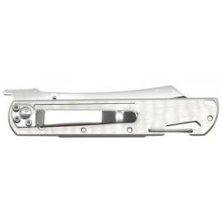 Couteau gris/rouge  LUG lame 85mm HIGO