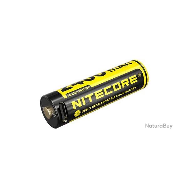 Pack de 4 piles AA rechargeables 2400MAH 1.5v NITECORE