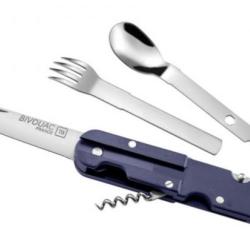 Couteau bivouac TB OUTDOOR de poche BLEU MARINE