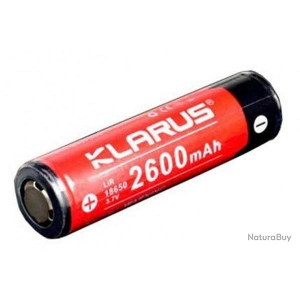 Batterie rechargeable KLARUS 18650 2600 mAh 3.7 v
