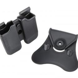 Porte chargeur AMOMAX pour glock 17 couleur noir