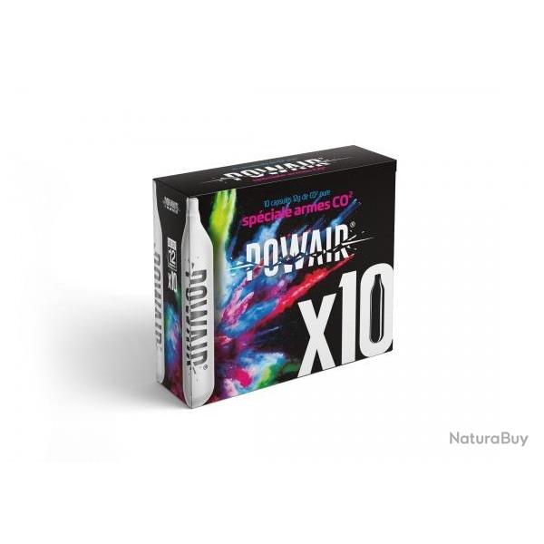 Pack de 10 cartouches de CO2 Powair