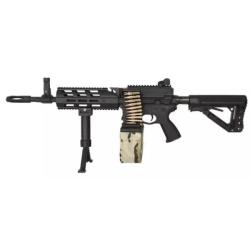 R&eacute;plique G&G armement CM16 LMG couleur noir