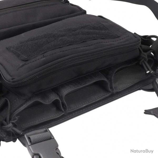 Gilet Chest Rig Tactical Ops noir