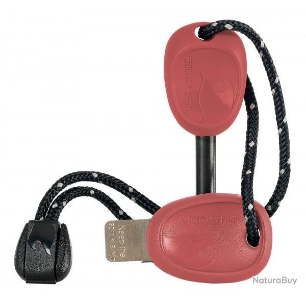 Pierre �  feu Fire Steel Scout bioplastic rouge