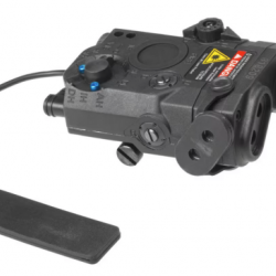 Boitier Element airsoft AN/PEQ lampe laser couleur noire