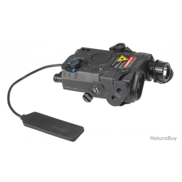 Boitier Element airsoft AN/PEQ lampe laser couleur noire