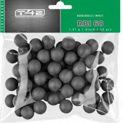 Billes caoutchouc acier T4E acier X50 cal 68