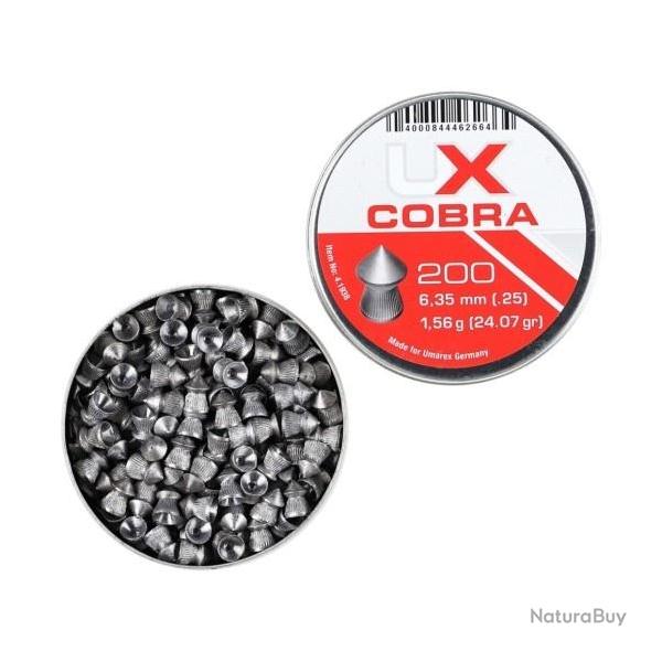 Plombs Umarex Cobra calibre 6,35 mm (.25) � Bo�te de 200Polmb Umarex cobra calibre 6.35 x200