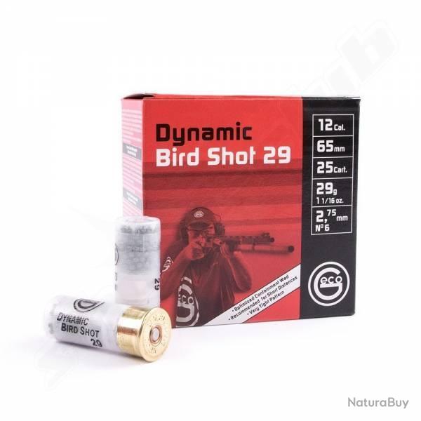 Cartouches Geco Dynamic Bird Shot 29 12/65 n�6
