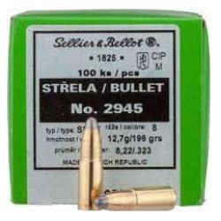 Ogives Sellier Bellot calibre 8mm 196 Grs SPCE : 2945