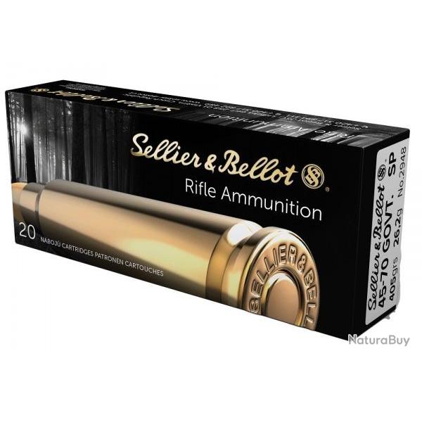 Cartouches Sellier Bellot 45-70 SP 405gr 26.2g