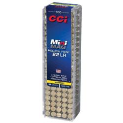Cartouches CCI -MAG HP 22lr 36 grs bo&icirc;te de 100