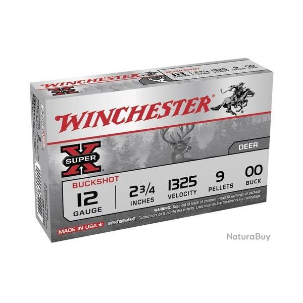Cartouches Winchester Chevrotine 12/70 32g