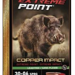 Cartouches Winchester Extreme Point calibre 30-06 150grs 9.72g