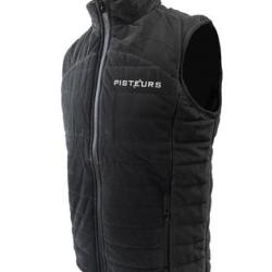 Gilets chauffants Pisteurs noir avec batterie