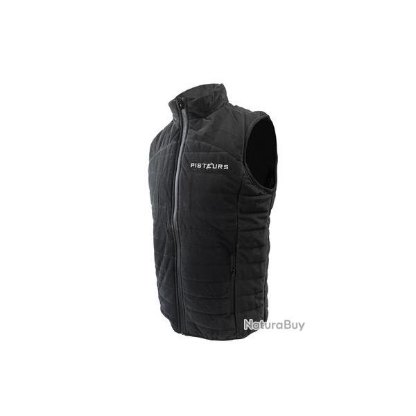 Gilets chauffants Pisteurs noir avec batterie
