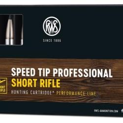 Cartouches RWS Speed Tip Pro Short Rifle calibre 308 win 165grs 10.7g